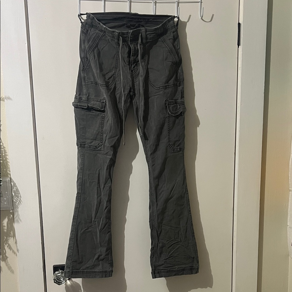 American Eagle Outfitters Dark Gray Cargo Pants